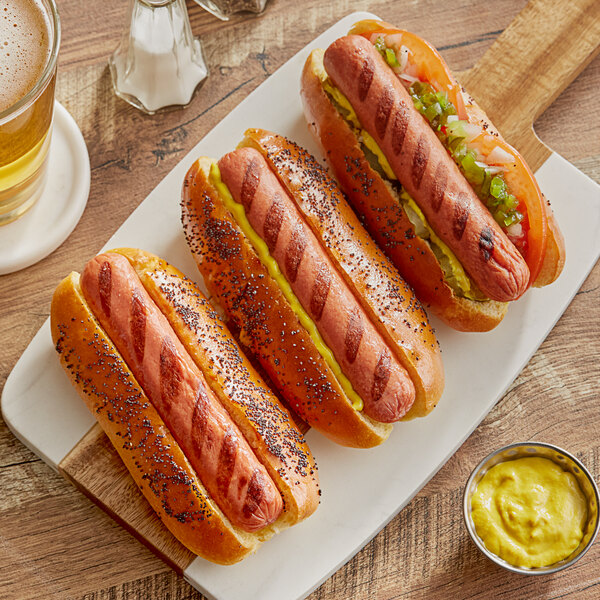 Vienna Beef 6" 6/1 Halal Skinless Beef Frank 60/Case