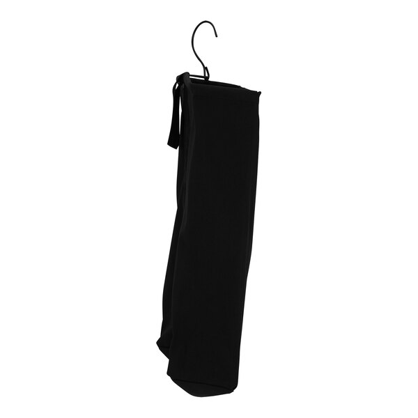 Household Essentials 16 5/16" x 6" x 27" Hanging Black Canvas Laundry