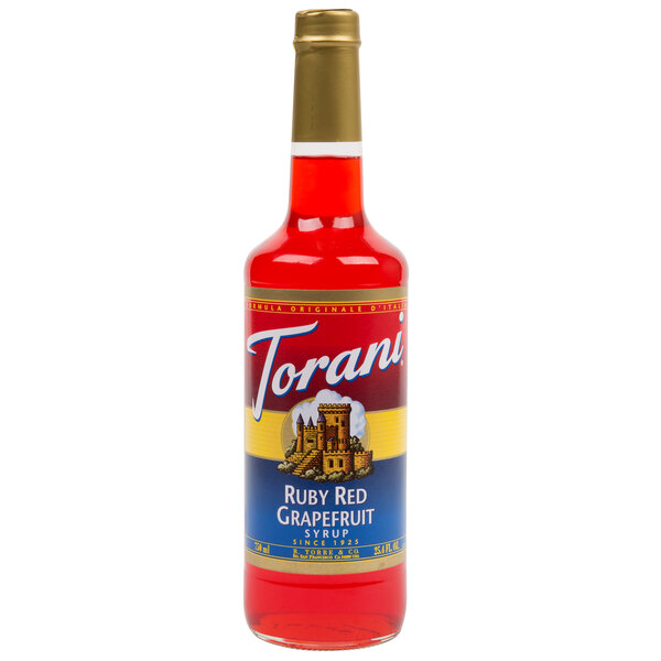 Torani 750 mL Grapefruit Flavoring / Fruit Syrup