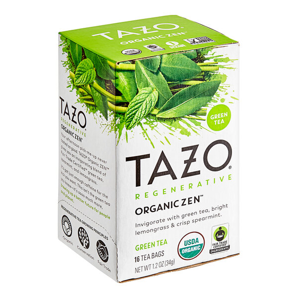 Tazo Organic Zen Green Tea Bags 16/Box