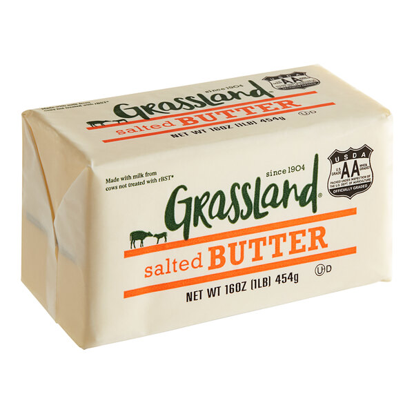 Grassland Salted Grade AA Butter Solid 1 lb. 36/Case
