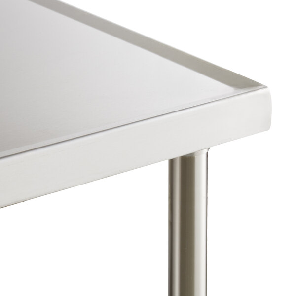 Regency 30" x 24" 16Gauge Stainless Steel Mixer Table with Undershelf