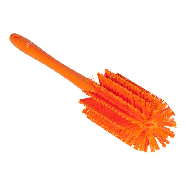 Vikan 5382807 3 1/8" Orange Medium Pipe Brush
