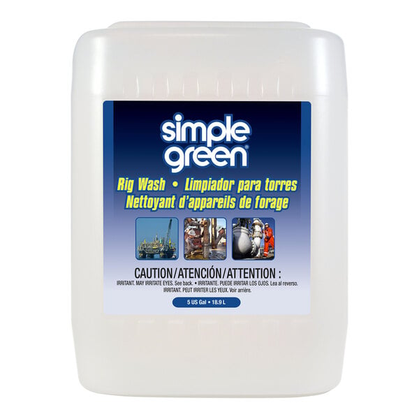 Simple Green 100000103005 5 Gallon Concentrated Rig Cleaner and Degreaser
