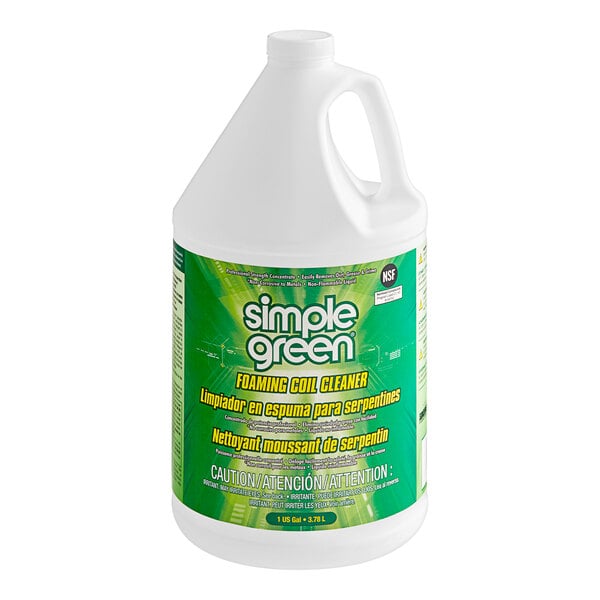 Simple Green 0110000404001 1 Gallon Concentrated Foaming Coil Cleaner - 4/Case