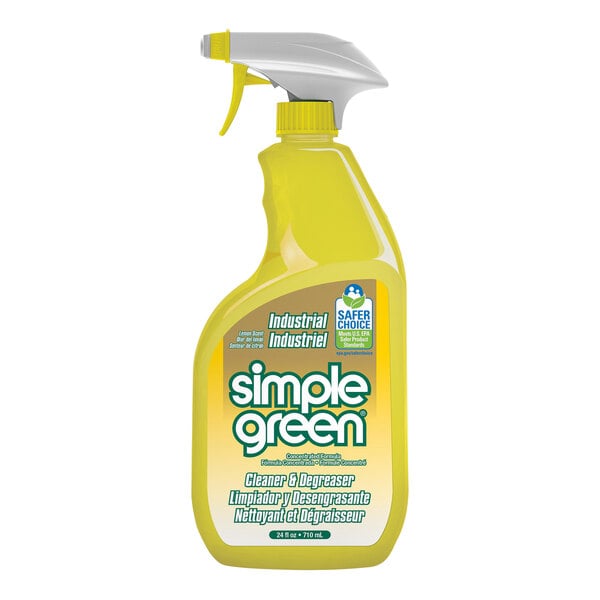 Simple Green 3010001214002 24 oz. Lemon Scent Concentrated Industrial Cleaner and Degreaser - 12/Case