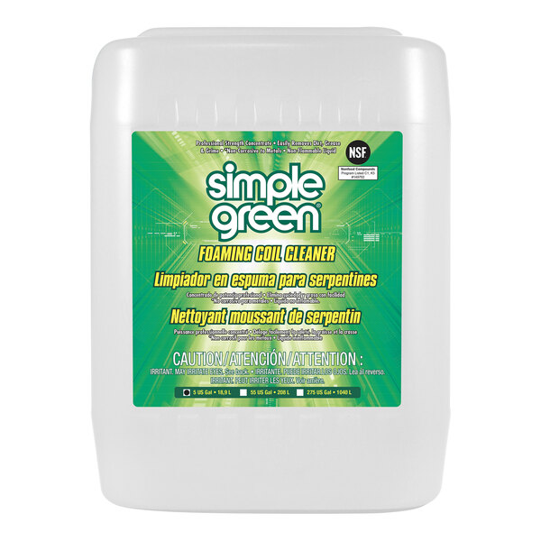 Simple Green 0100000104005 5 Gallon Concentrated Foaming Coil Cleaner