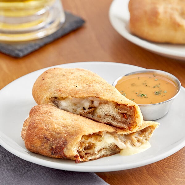 Pizzeria Uno Personal Steak and Cheese Calzone 6 oz. - 8/Case