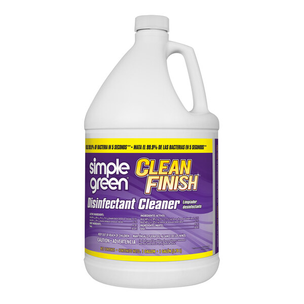 Simple Green Clean Finish 2810000401128 1 Gallon Mint Scented Disinfectant Cleaner - 4/Case