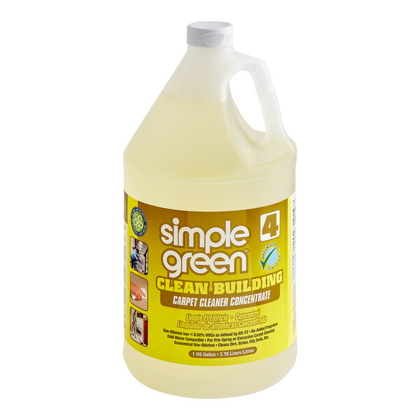 Simple Green Clean Building 1210000211201 1 Gallon Concentrated Carpet Cleaner - 2/Case