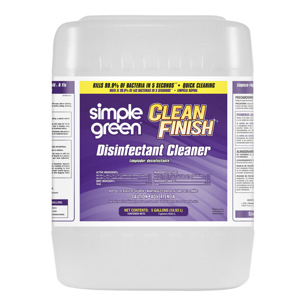 Simple Green Clean Finish 2800000100005 5 Gallon Mint Scented Disinfectant Cleaner