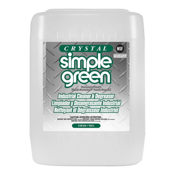 Simple Green Crystal 0600000119005 5 Gallon Concentrated Industrial Cleaner and Degreaser