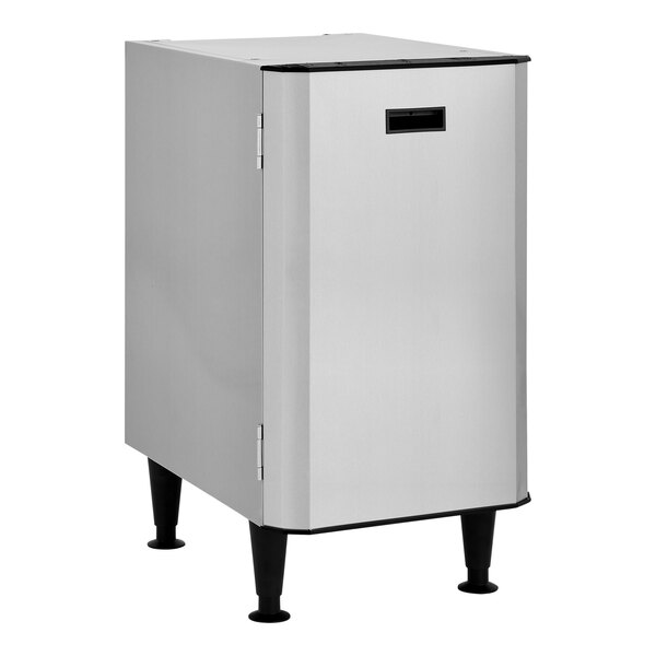 Scotsman HSTCD16-A 16 1/2" x 23 9/16" x 32" Enclosed Stainless Steel Ice Dispenser Stand with Door