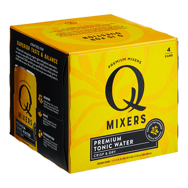 Q Mixers Premium Tonic Water Can 7.5 fl. oz. 24/Case