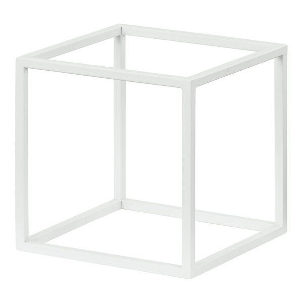Cal-Mil Juno 12" x 12" x 12" White Metal Cube Display Riser