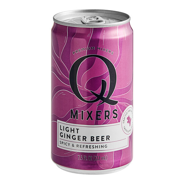 Q Mixers Light Ginger Beer Can 7.5 fl. oz. 4/Pack