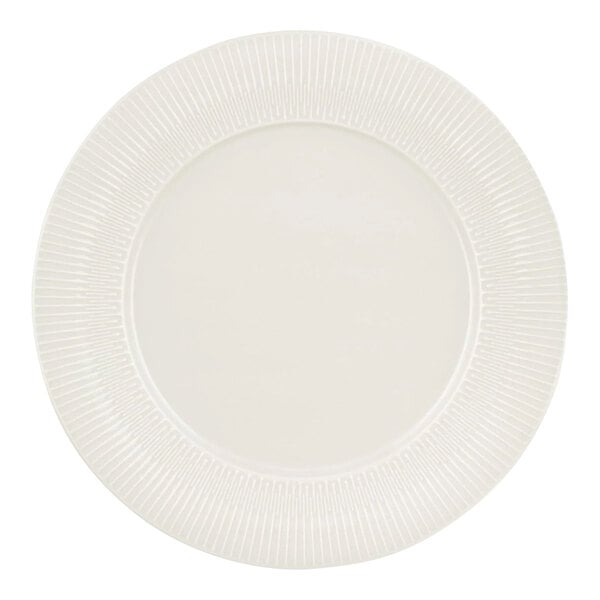 Schonwald Vibes 11" White Porcelain Plate - 6/Case