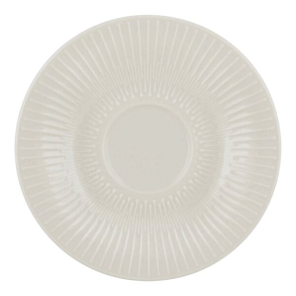 Schonwald Vibes 6 1/4" White Porcelain Saucer - 12/Case