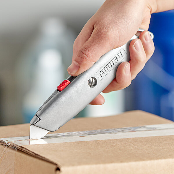 Allway Tools Retractable Utility Knife with 3 Blades RK4