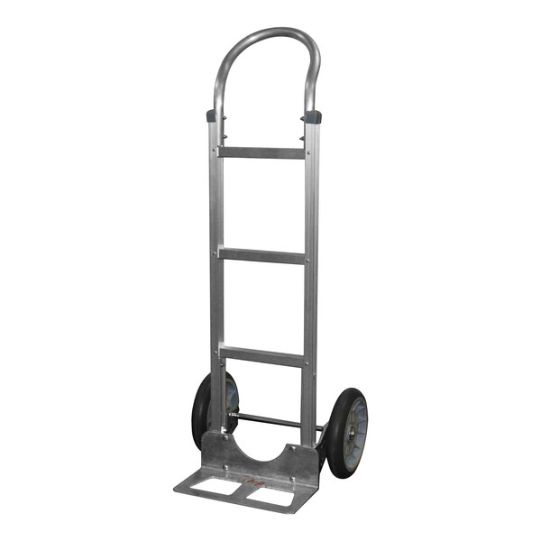 B&P Manufacturing S-Series 500 lb. Straight-Back Hand Truck with Loop Handle and 10" D15 Wheels S502