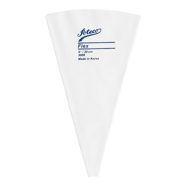 Ateco 8" Flex PolyurethaneCoated Reusable Pastry Bag 3008