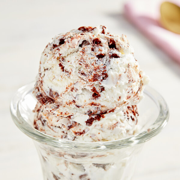 Root Nine Baking Co. Vegan Fudgy Brownie Bite Ice Cream Inclusion 20 lb.