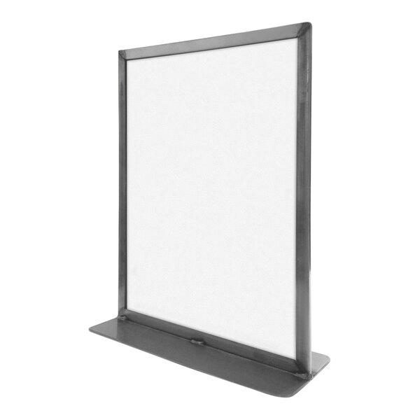 United Visual Products 8 1/2" x 11" Freestanding Steel Sign Holder