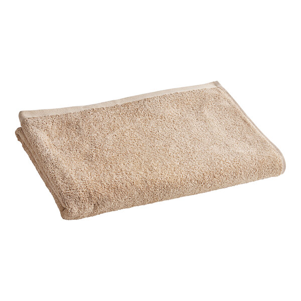 Oxford Premium 35" x 70" Taupe 100% Ringspun Cotton Pool Towel 20 lb.