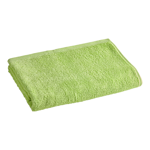 Oxford Premium 35" x 68" Apple Green 100% Ringspun Cotton Pool Towel 19 lb.