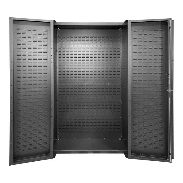 Valley Craft 14 Gauge 48" x 24" x 78" Steel Storage Cabinet with 4" Deep Doors F89101
