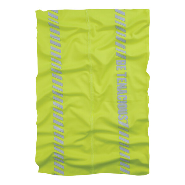 Ergodyne Chill-Its 6487R Hi-Vis Lime Reflective Evaporative Cooling Multi-Band Face / Head Covering 42130