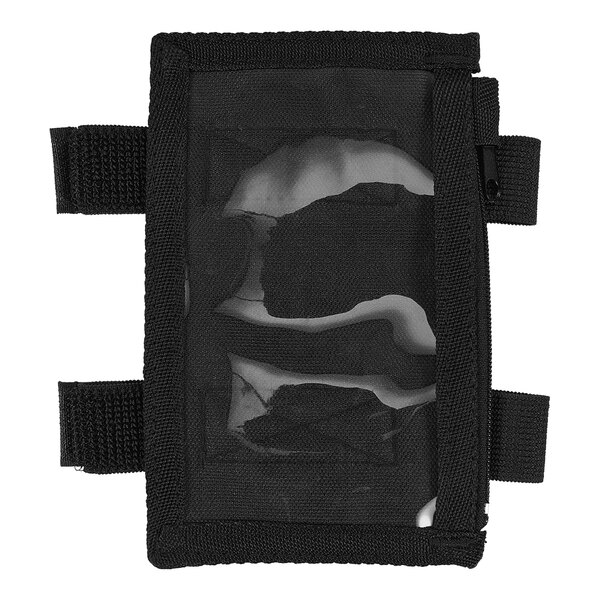 Ergodyne Squids 3387 Black Dual Band Arm ID / Badge Holder with Zipper