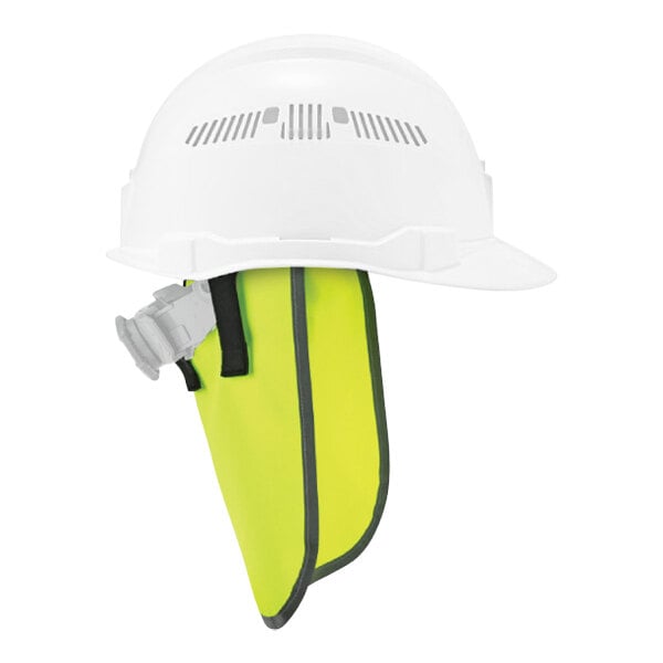 Ergodyne GloWear 8006 Hi-Vis Lime Hard Hat Neck Shade with Reflective Trim 29063