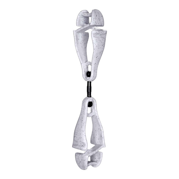 Ergodyne Squids 3420 Granite Swivel Glove Clip Holder with Dual Clips 19415