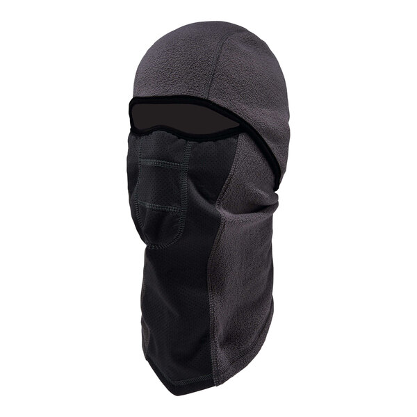 Ergodyne N-Ferno 6823 Gray Windproof Hinged Fleece Balaclava Face Mask 16835