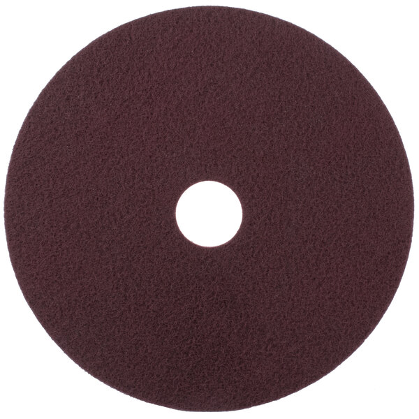 Scrubble by ACS 47-20 20" Maroon Thin Line Conditioning Floor Pad - Type 47 - 10/Case