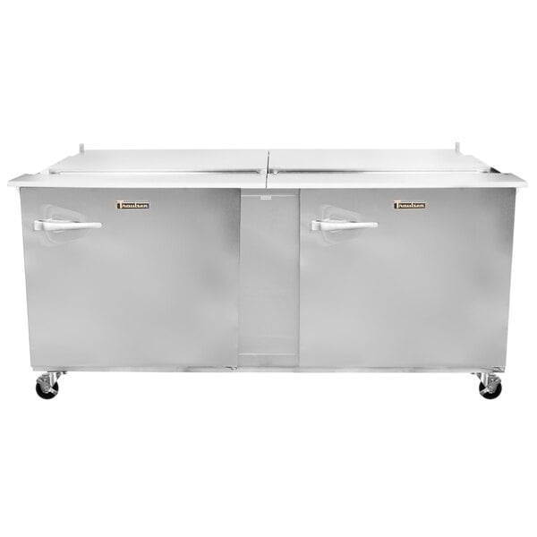 Traulsen UST7230-RR 72" 2 Right Hinged Door Refrigerated Sandwich Prep Table