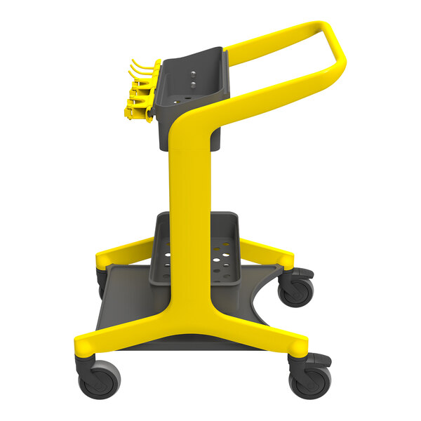 Vikan HyGo Yellow Mobile Cleaning Station 57006