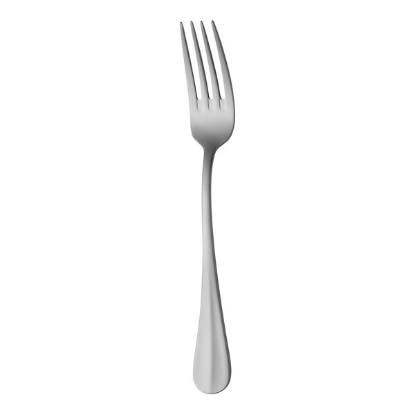 Sola the Netherlands Baguette Satin 7 5/16" 18/10 Stainless Steel Extra Heavy Weight Salad / Dessert Fork - 12/Case