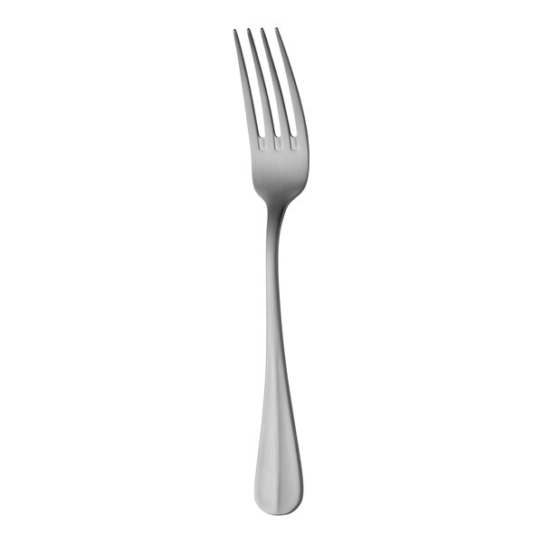 Sola the Netherlands Baguette Satin 8" 18/10 Stainless Steel Extra Heavy Weight Dinner Fork - 12/Case