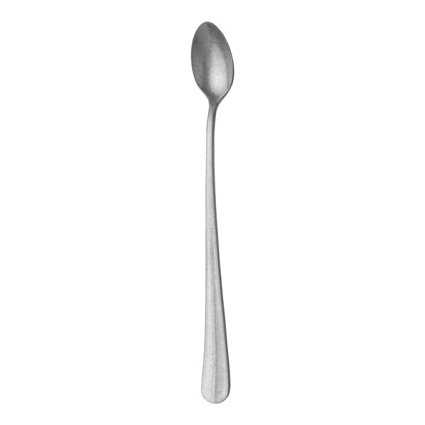 Sola the Netherlands Baguette Vintage 7 11/16" 18/10 Stainless Steel Extra Heavy Weight Iced Tea Spoon - 12/Case