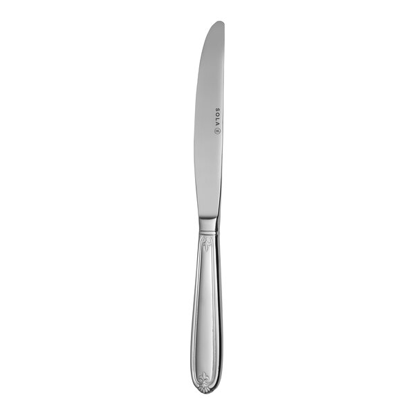 Sola the Netherlands Symphony 7" 18/10 Stainless Steel Extra Heavy Weight Butter Knife - 12/Case