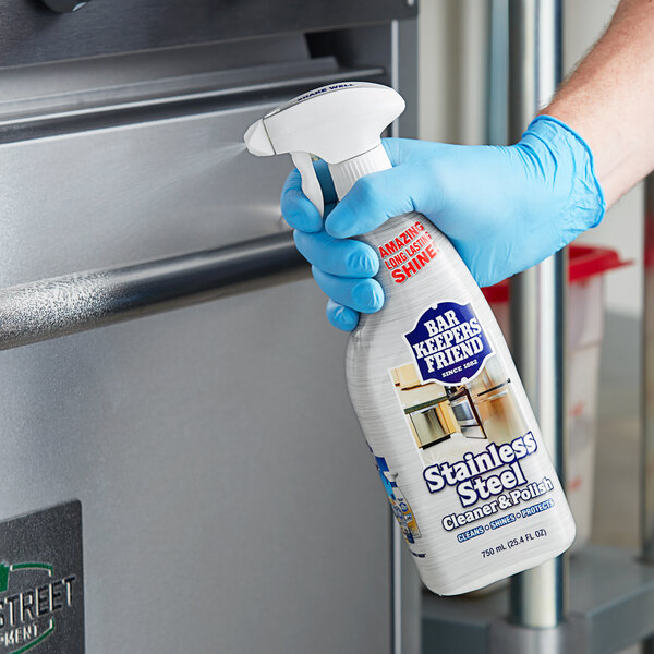 Bar Keepers Friend 11355 25.4 fl. oz. Stainless Steel Cleaner / Polish