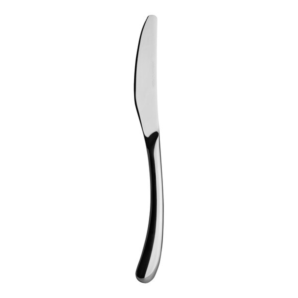Varick Moon from Steelite International 9 1/2" 18/0 Stainless Steel Heavy Weight Dinner Knife - 12/Case