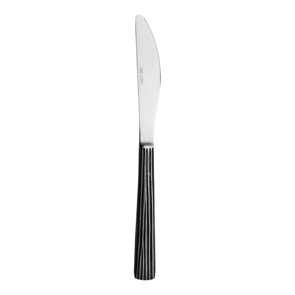 Varick Briar from Steelite International 9" 18/0 Stainless Steel Heavy Weight Dinner Knife - 12/Case