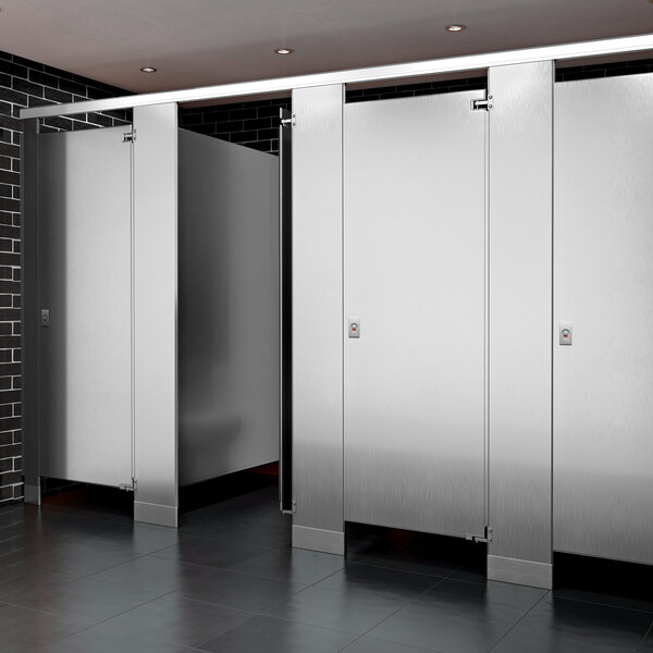 American Specialties, Inc. Custom Integrated Privacy Stainless Steel Stall Partition