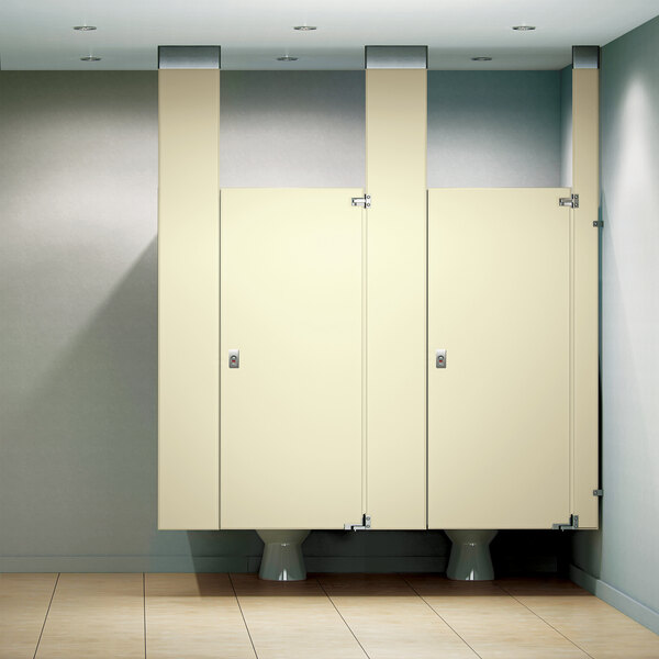 American Specialties, Inc. Custom Black Core Phenolic Stall Partition