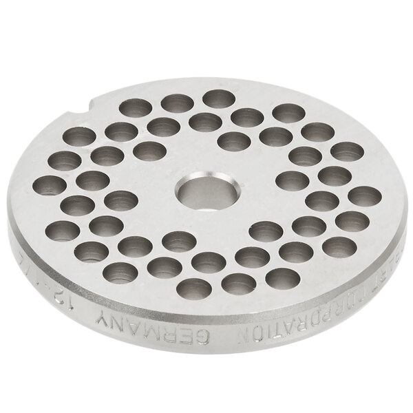 Hobart 12PLT1/4S 12 1/4" Stay Sharp Grinder Plate for 4812 Meat Choppers and Chopping Ends