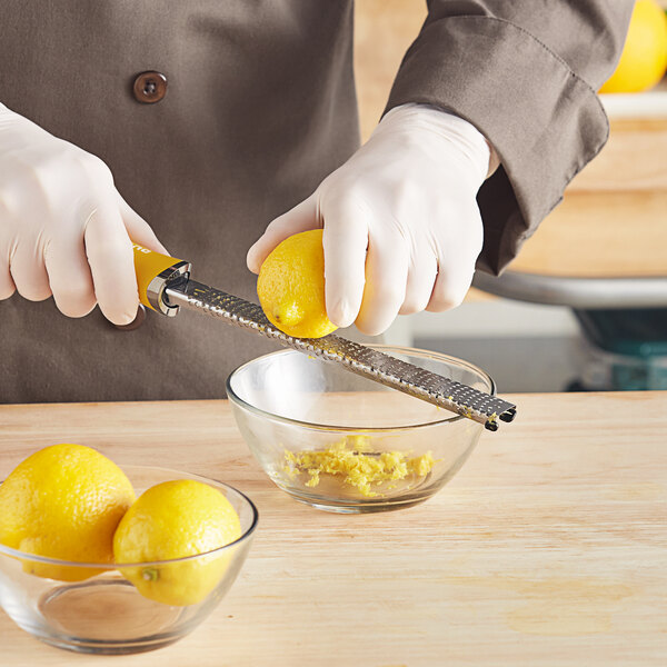 Microplane Premium Classic 12" Mustard Yellow Zester Grater 46620