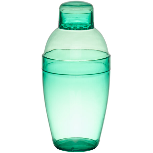 Fineline Quenchers 4101-GRN 7 oz. Disposable Green Plastic Shaker - 24/Case